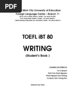 Download TOEFL iBT 80 - Writing - Students Book by Thanh V SN62908749 doc pdf