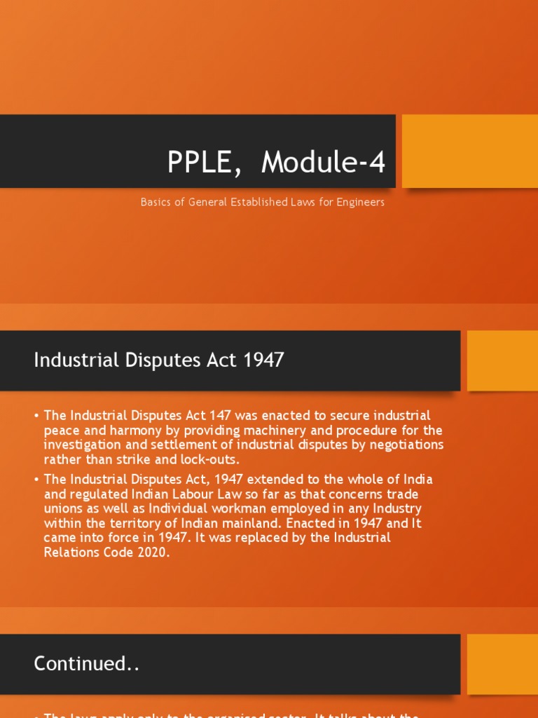 PPLE, Module4 PDF Government Labor