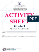 Activity Sheets Q2
