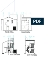 Fachadas y Cortes