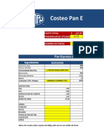 COSTEO Pasteles