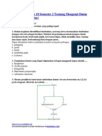 Soal Biologi Kelas 10 Semester 2 Tentang Mengenal Dunia Tumbuhan Plantae