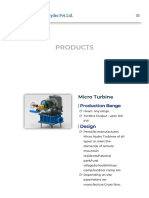 Micro Turbine - Pentaflo Hydro Private Limited