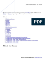 Ringkasan Materi Mitosis  Dan Meiosis