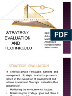 Strategy Evaluation