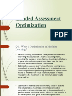 Graded Assessment Optimization