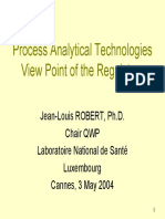 Presentation Process Analytical Technologies View Point Regulators Jean Louis Robert en