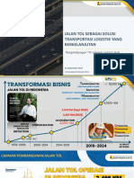Jalan Tol Sebagai Solusi Transportasi Logistik Yang Berkelanjutan