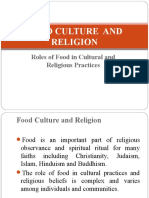 Food Culture and Religion