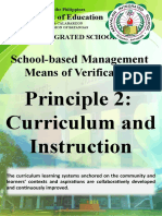 Ppa's On Curriculum and Unstruction