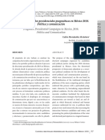 Campañas electorales presidenciales pragmáticas en México 2018.  Política y comunicación