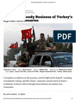 Inside The Bloody Business of Turkey's Syrian Mercenaries