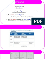 Conditionals