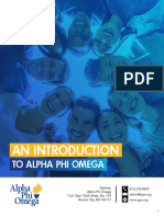 Introduction To Alpha Phi Omega Manual
