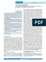 Ocular Manifestations in Down's Syndrome