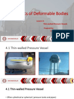 2.0 Midterm - Mechanics of Deformable Bodies - Thin-Walled Pressure Vessel
