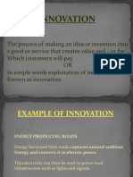 Innovation Types & Examples