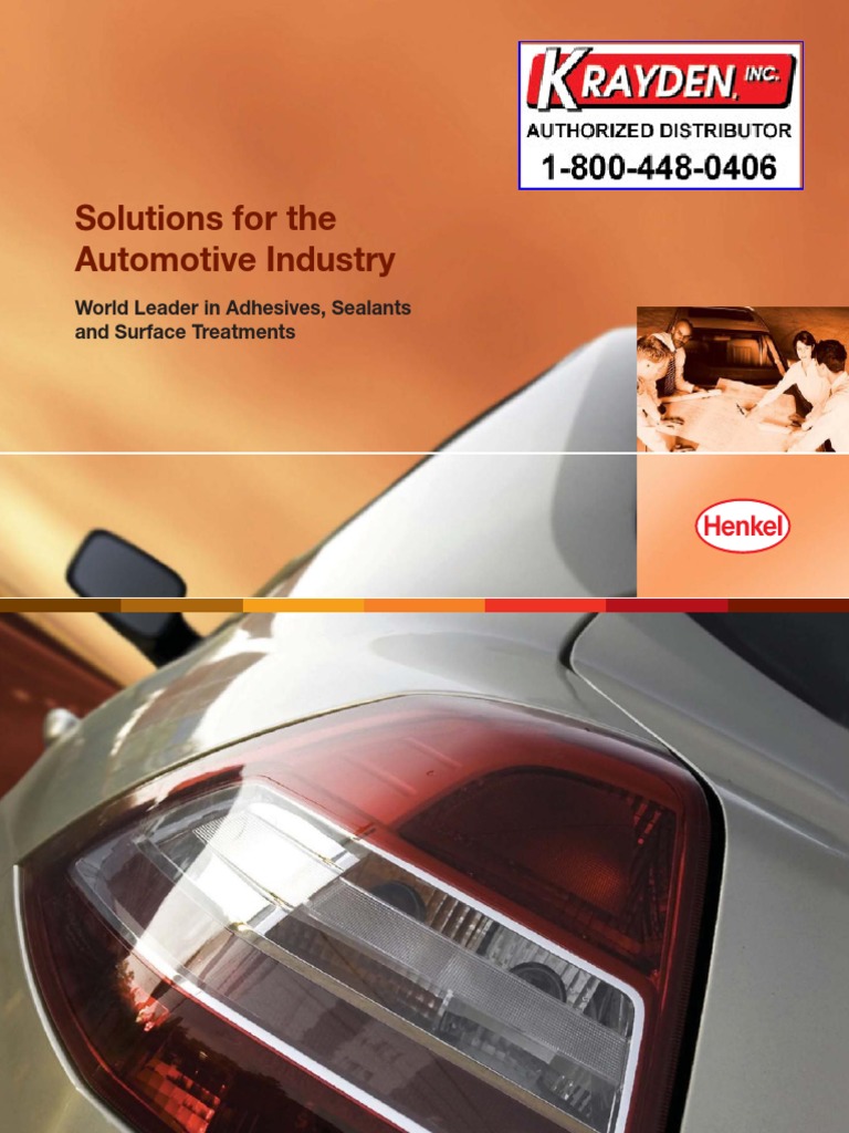 Henk Automotive Guide | PDF | Adhesive | Epoxy