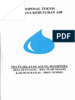 Proposal Teknis Rencana Kebutuhan Air PT SAS