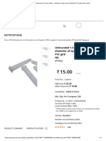 Buy Unbranded 1.5 Inch Inches, Diameter of Open End 4 Millimeter PVC Gitti Online - GeM 1.5