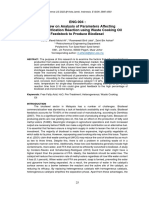 Conference LIS 2022 Parameters Affecting Biodiesel Production