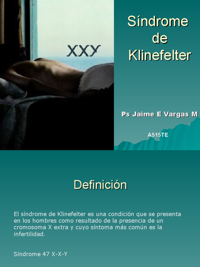 SX Klinefelter | PDF | Medicina CLINICA | Enfermedades y trastornos