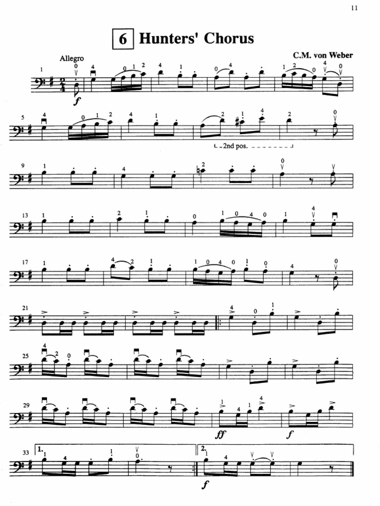 Hunters Chorus | PDF