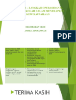 Langkah - Langkah Operasioanal Kepala Sekolah Dalam Menerapkan