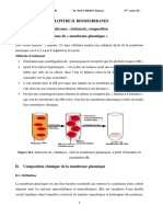 CHAPITRE. 2 Biomembranes Cour1