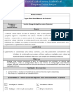 Plano de Eletiva - Viagem Pelo Brasil Através Da Cozinha