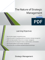 Nature of Strategic MGMT