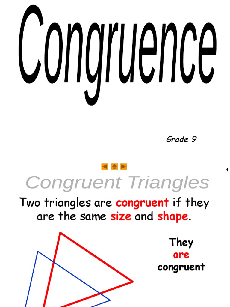 01 Congruent Triangles PDF