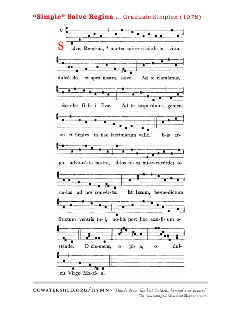 Salve Regina | PDF