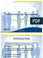 Political and Legal Environment