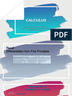 31 Calculus Derivative Rules Equation of Tangent