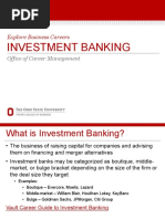 Investment Banking 2020