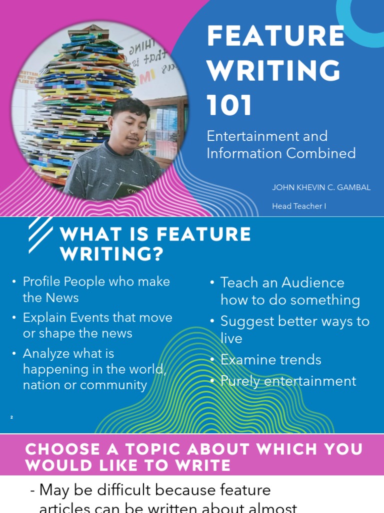 Feature Writing 101 (Basic) | PDF