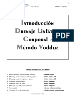 Drenaje linfático corporal método Vodder