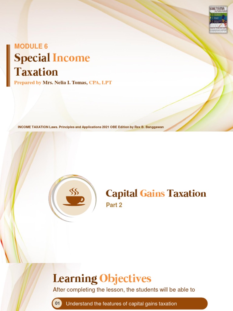 Capital Gains Tax in the Philippines | PDF | Capital Gains Tax | Taxes