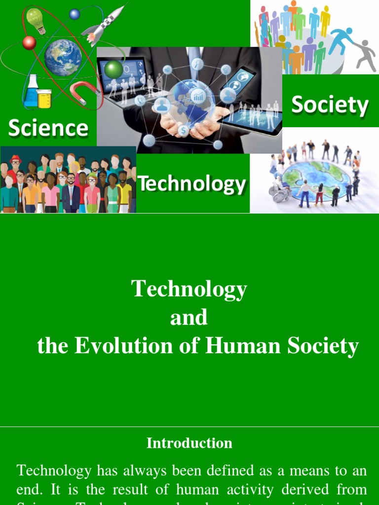 STS Module-5-Technology and The Evolution of Human Society | PDF ...