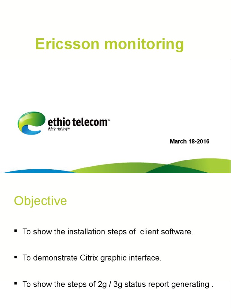 Ericsson Client Software Installation Guide | PDF | Computers