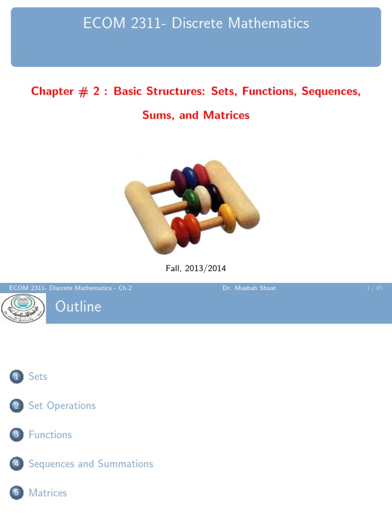 Chapter 2 | PDF | Function (Mathematics) | Set (Mathematics)