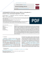 Autobiographical and Episodic Memory Deficits in Schizophrenia