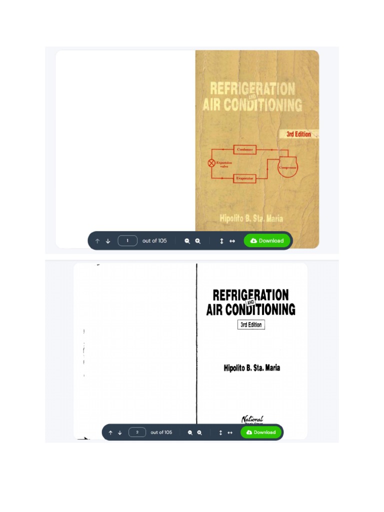 Refrigeration Sta. Maria PDF