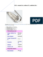 ELEMENTE CHIMICE-europiu, Wolfram, Molibden-Referat Tip Proiect Chimie