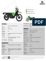 2023 Klr650 Es La Spec Sheet