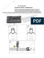 Webbing end instructions