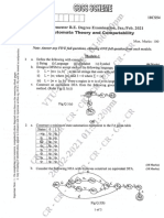 VTU Question Paper of 18CS54 Automata Theory and Computability Jan-2021