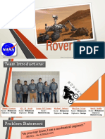 NASA Rover Team Introduces Design and Manufacturing Process