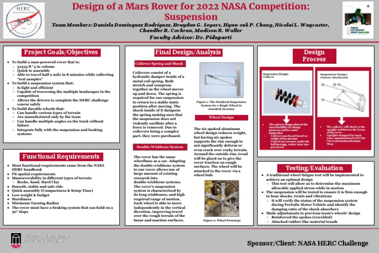Mars Rover Suspension System Design | PDF | Vehicles | Mechanical ...